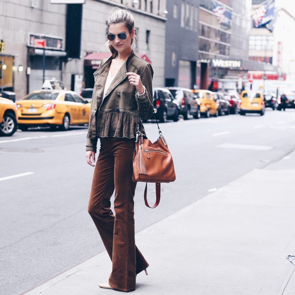 Exploring New York Fashion Week: Ruffled Utility Jacket - Pinteresting ...