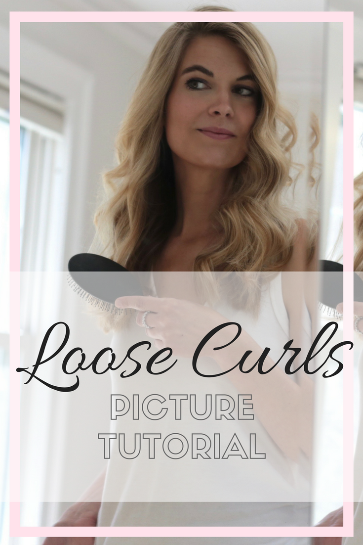 Loose Curls: A Picture Tutorial of How To Use the T3 Tapered Wand