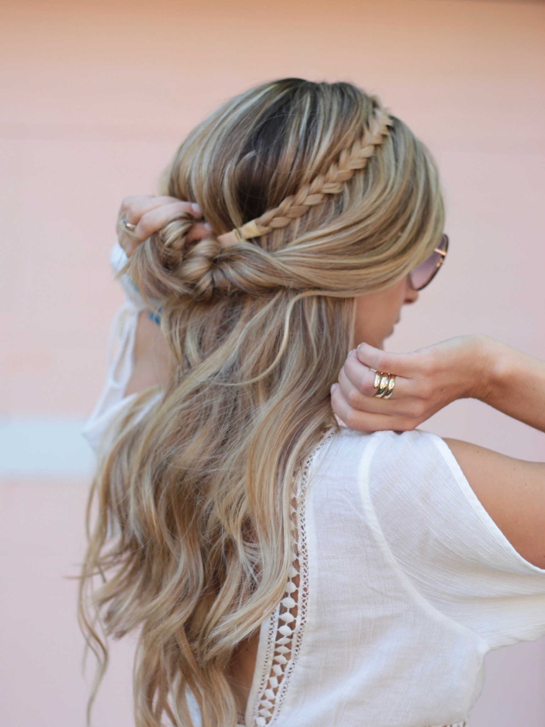 easy braided headband tutorial for long hair on pinterestingplans -  Pinteresting Plans