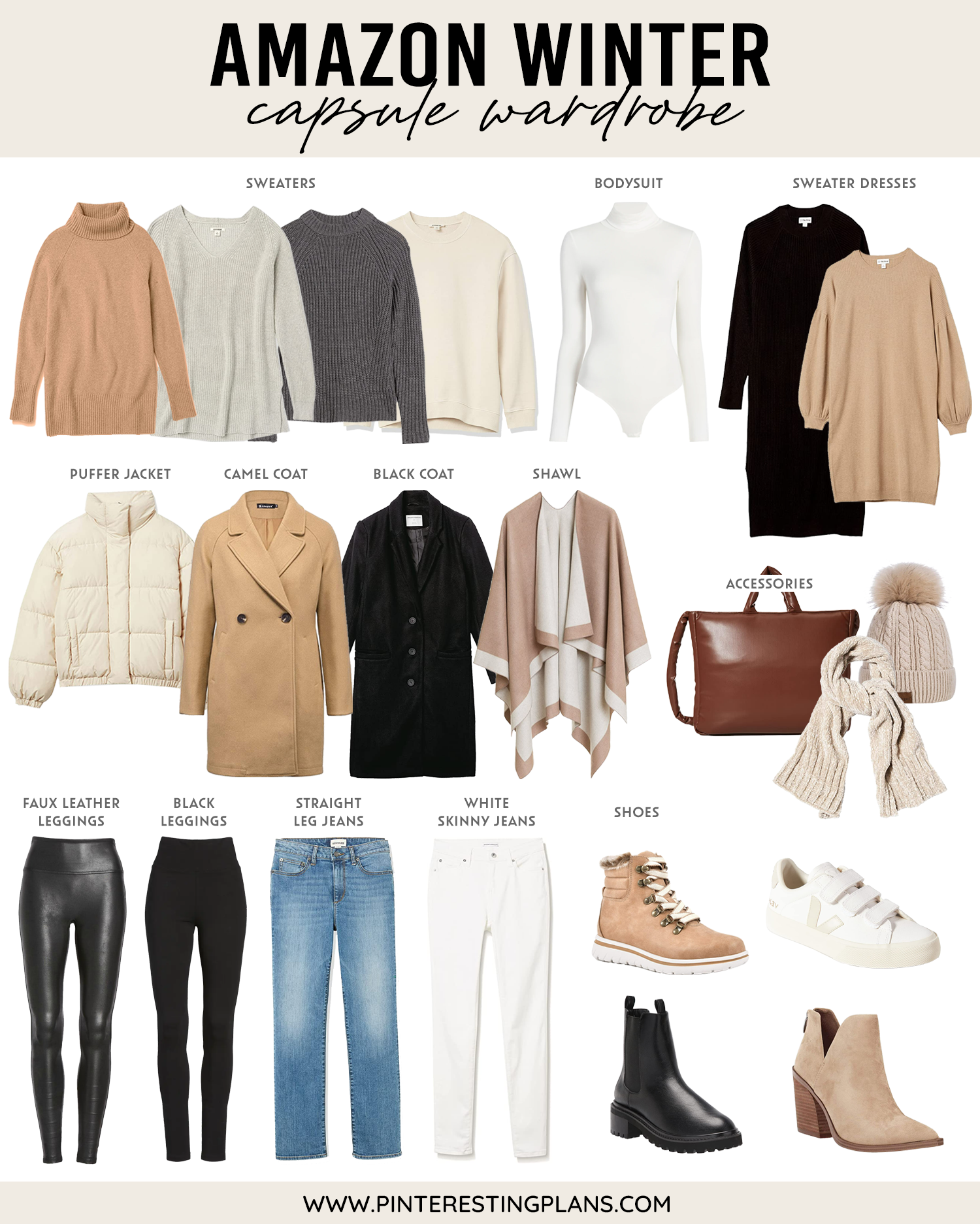 Amazon Winter Capsule Wardrobe 2021 Pinteresting Plans