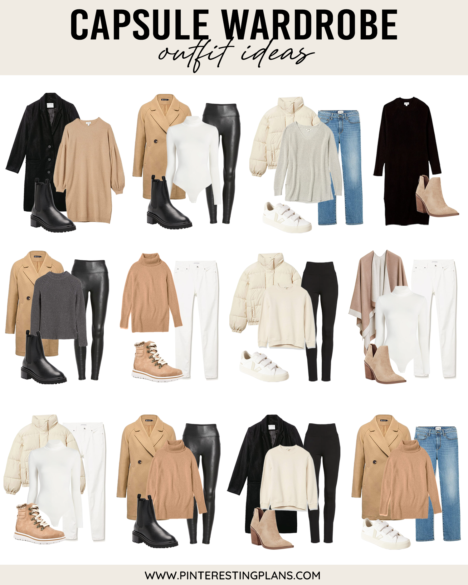 pinteresting-plans-winter-capsule-wardrobe-outfit-ideas-2021 ...