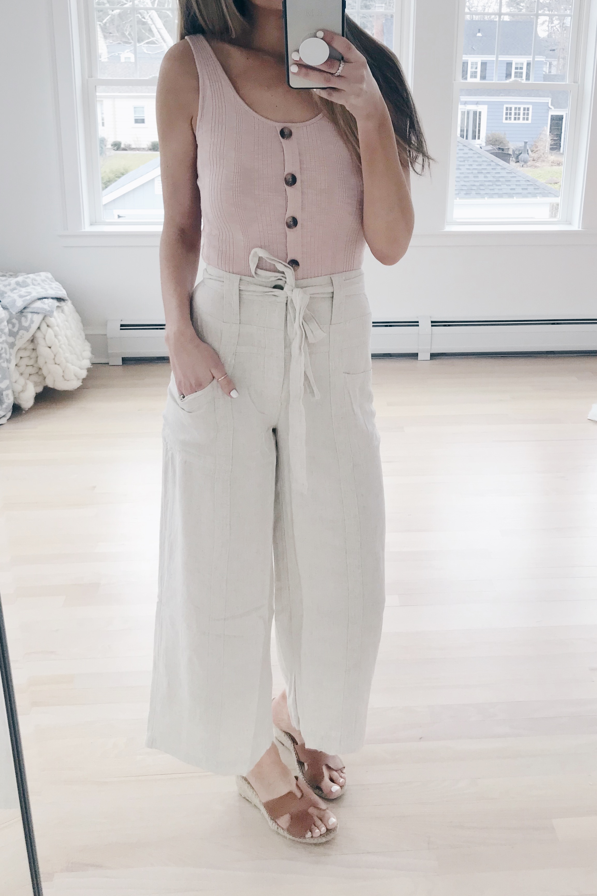 american eagle wide leg pants