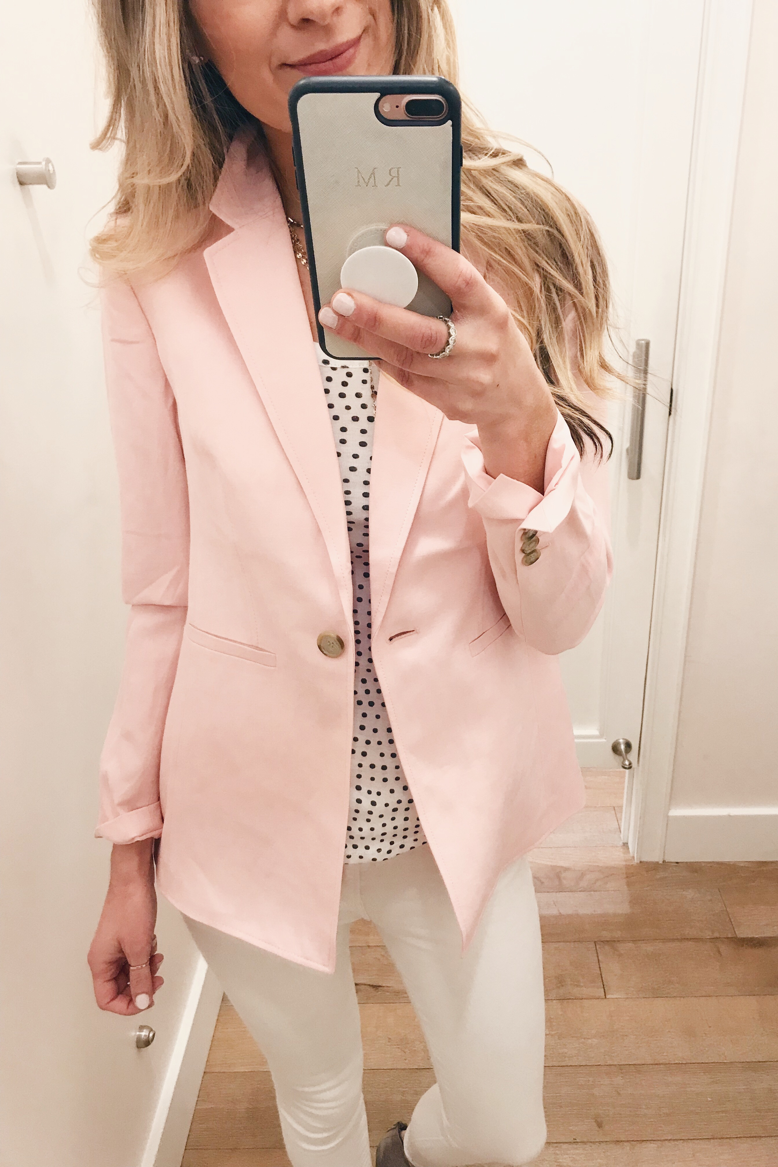 loft white blazer