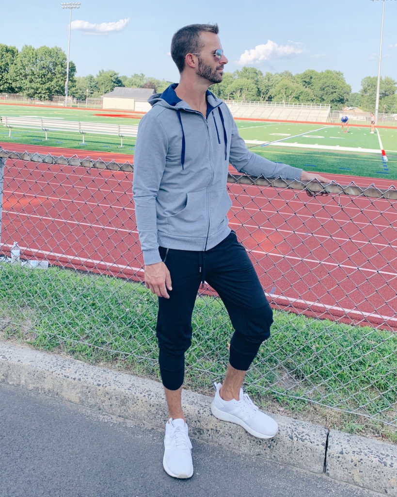 men's jockey workout athleisure outfit on pinteresting plans blog