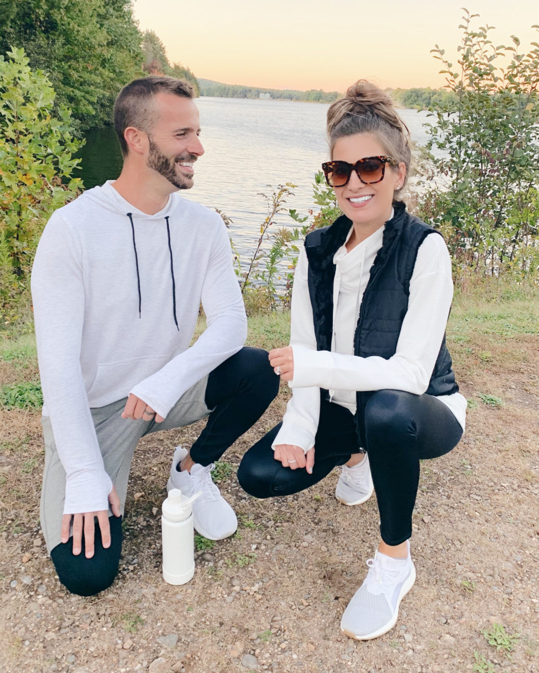 men's and women's black running tights - pinteresting plans fashion blog