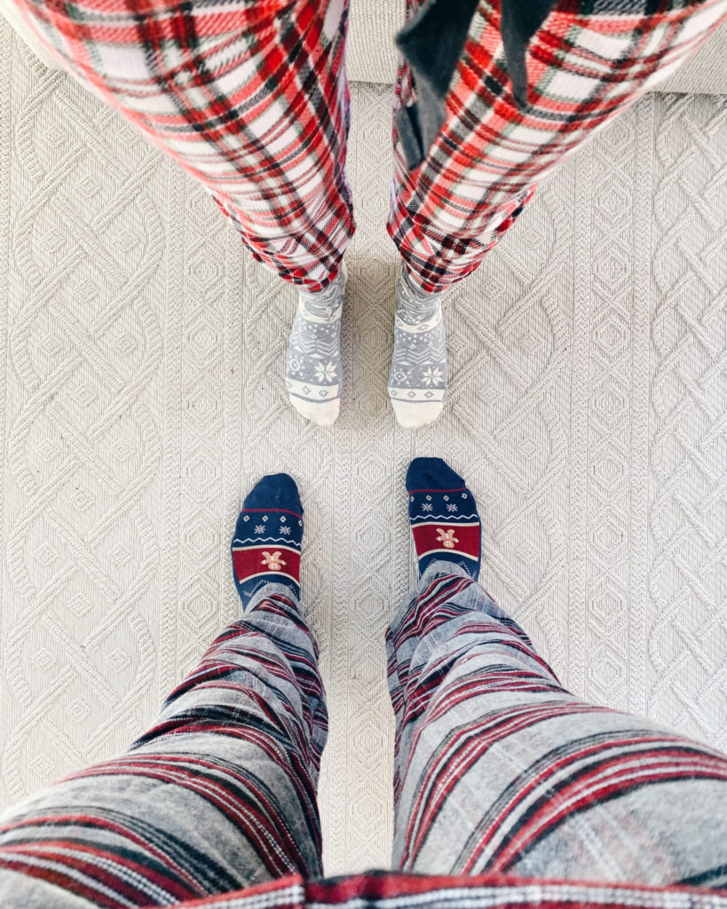 festive holiday christmas soft plaid flannel pants for tall men and women