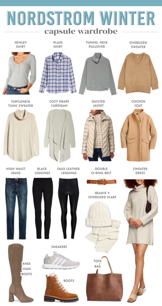 Nordstrom Winter Capsule Wardrobe 2020 