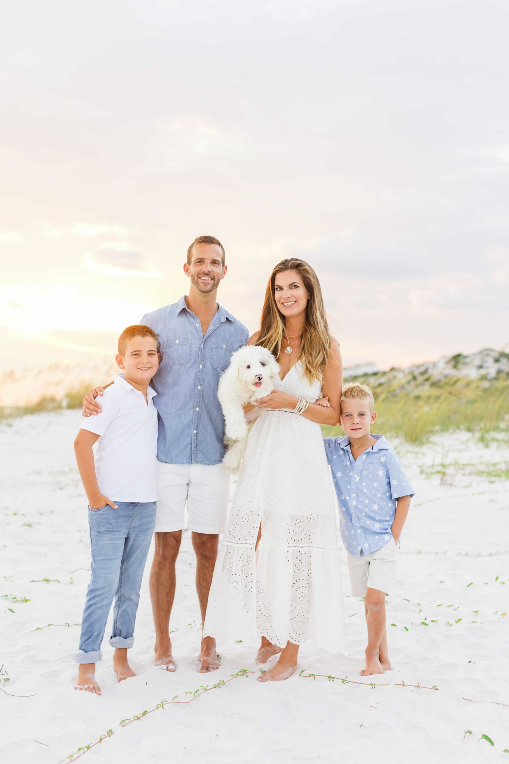 Matching Beach Outfits For Family Dresses Images 2022